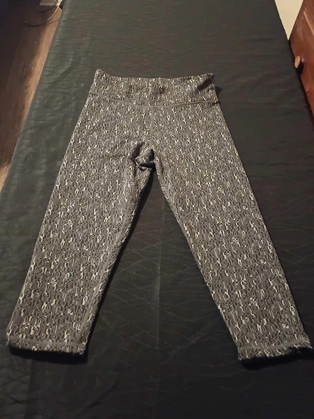 adidas Grey Patterned Women's High-Waist Leggings